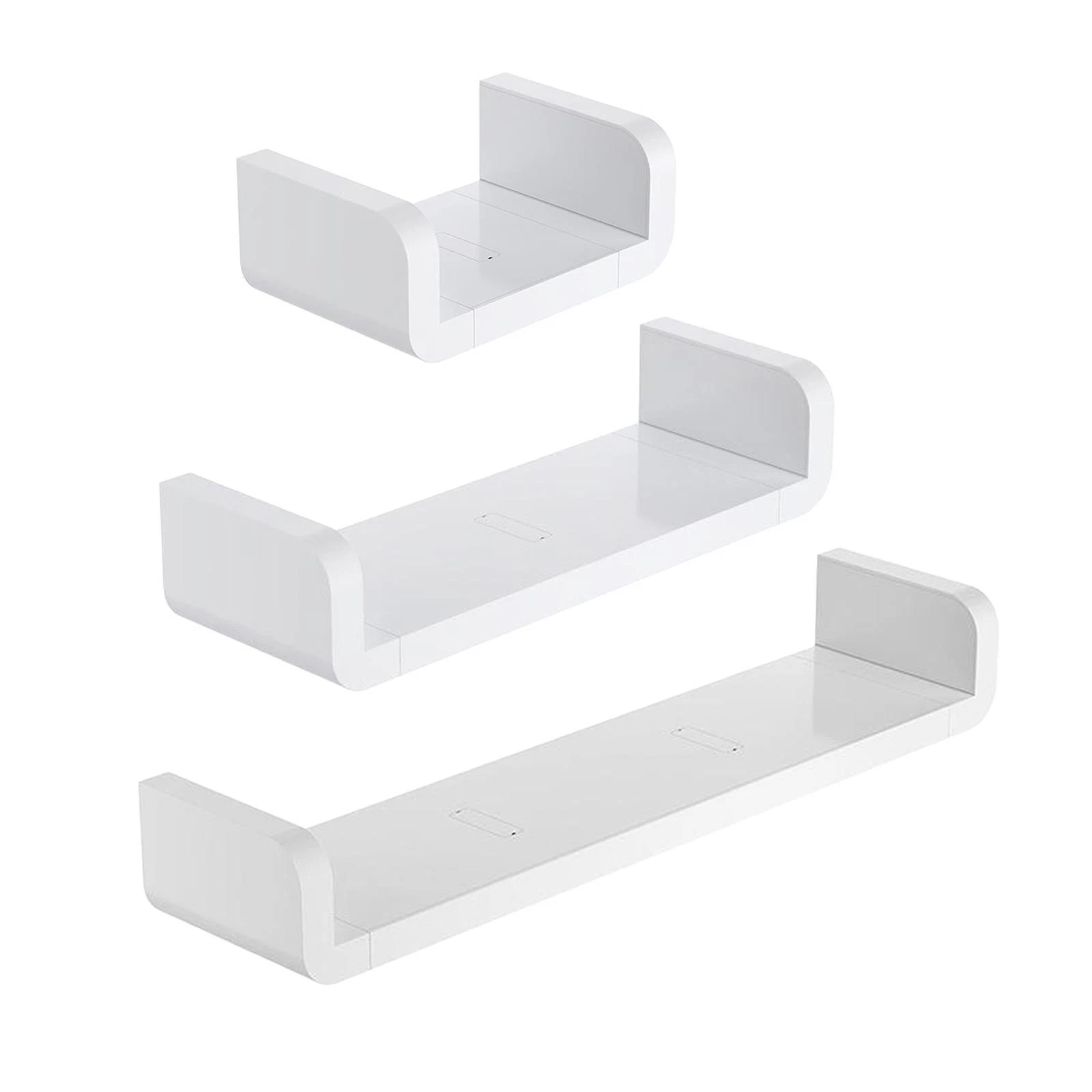 1pc Floating Wall Hanging Shelves White U Shaped for Bathroom Display
Opens in a new window or tab