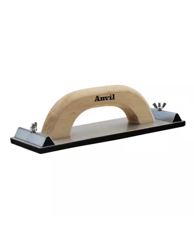3-1/4 in. x 9-1/4 in. Aluminum Hand Sander with Wooden Handle