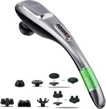 Cordless Back Massager for Shoulders, Waist, Legs, Rechargeable 3200Mah Battery,