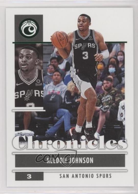 2021-22 Panini Chronicles Green Keldon Johnson #27 0jk3