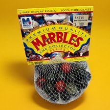 GALAXIES VACOR MEGA MARBLES Vintage 1990s Net Bag 35 16mm/1 25mm Shooter