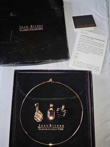 Jewelry Lot, Joan Rivers Omega Necklace & Pendants Vintage To Modern Costume