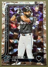 2025 Topps Update Derek Hill #US305 (Diamante Foil) Marlins