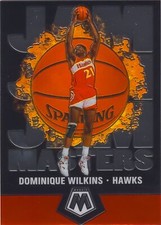 Dominique Wilkins 2019-20 Mosaic Basketball Chrome Jam Masters Insert Card #12