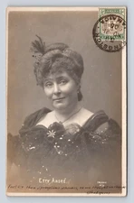 Antique Postcard Etty Andre RPPC Real Photo Stage Film Actor 1905 Kingston