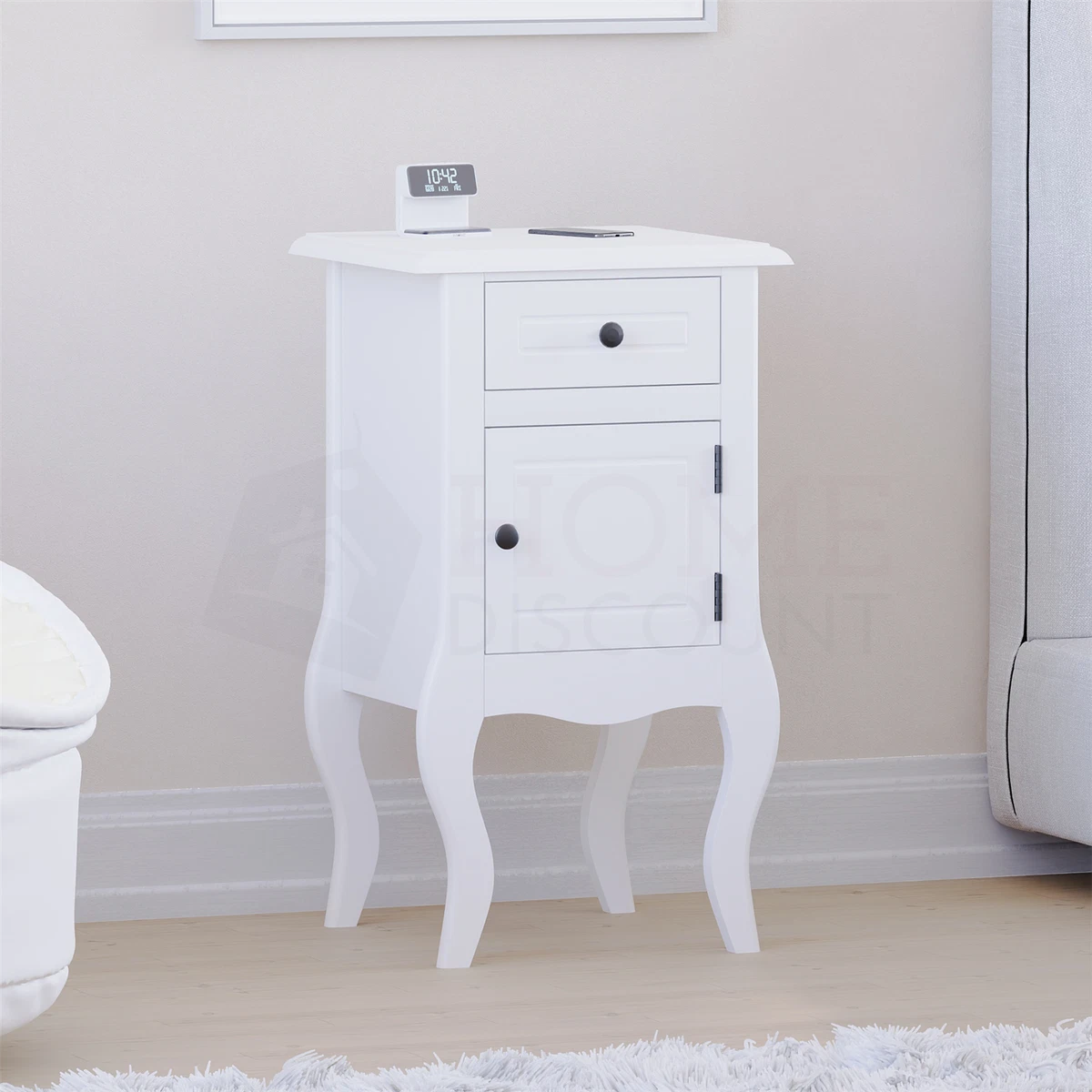 Ebay bedside 2024 cabinets white