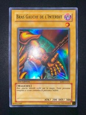 YUGIOH LEFT ARM OF THE FORBIDDEN ONE ULTRA RARE LOB LDD-C123 1ST EDITION FRENCH