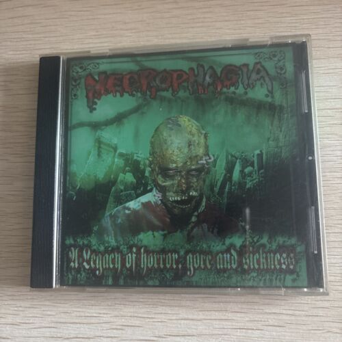 NECROPHAGIA A LEGACY OF HORROR cd rare heavy metal