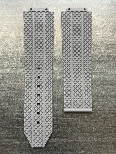 Hublot Gray Big Bang Watch Strap/band Rubber OEM fits 44/45MM Big Bang - 第 1/3 張圖片