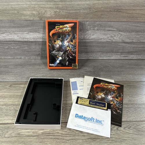 The Official Moon Shuttle Commodore 64 C64 Game on 5.25" disk CIB