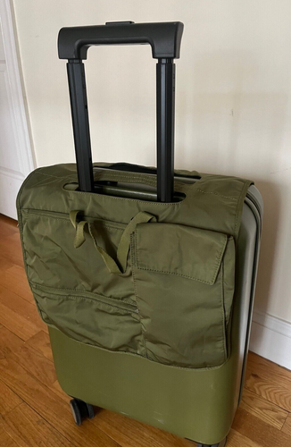 Tucano Let Me Out Urban Bag, Upright Suitdase Saddle Bag in Green - Picture 2 of 16
