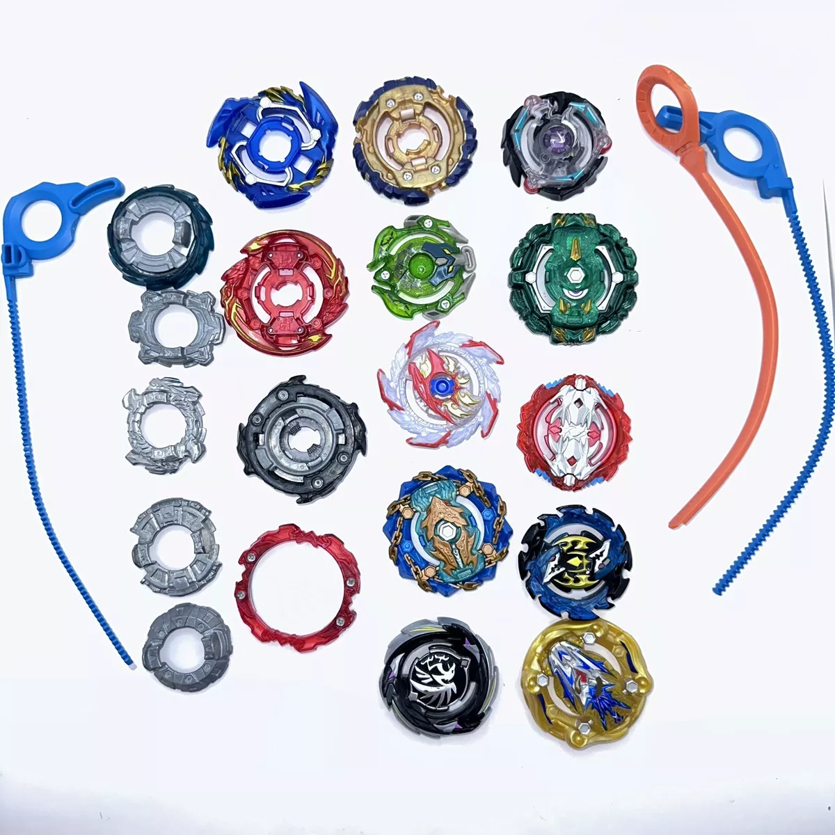 Beyblade Hasbro lot of 22 Beyblades Burst Surge Mix Lots Parts and Repair