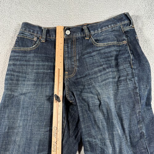 Lucky Brand Jeans Mens 32x31 Blue 329 Classic Straight Stretch Dark Wash - Picture 12 of 14