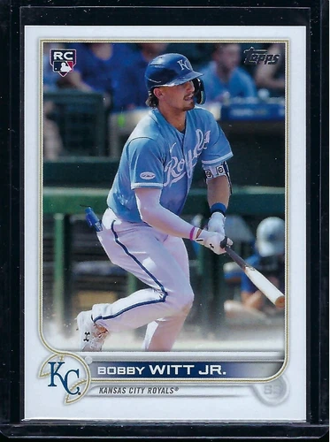 2022 Topps Series 2 #660 SP (Mid-Swing) Bobby Witt Jr. RC