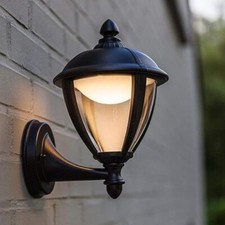 Outside Wall Lights Black Mains Lantern Garden Outdoor Modern Victorian Lantern