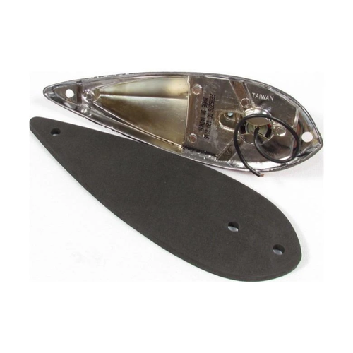 Luz incandescente marcadora de cabina Fortpro con lente roja y base cromada | F235276 - Imagen 3 de 3