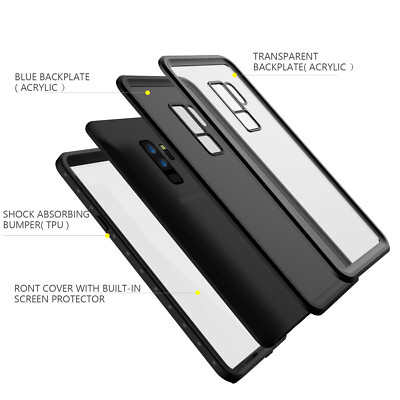For Samsung Galaxy S9 Plus Waterproof Case Built-in Screen