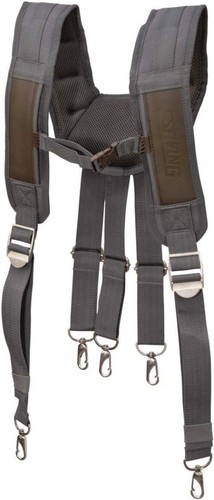 Lightweight Cooling Tool Belt Suspenders with Top Grain Leather for All-Day Use - Picture 4 of 9