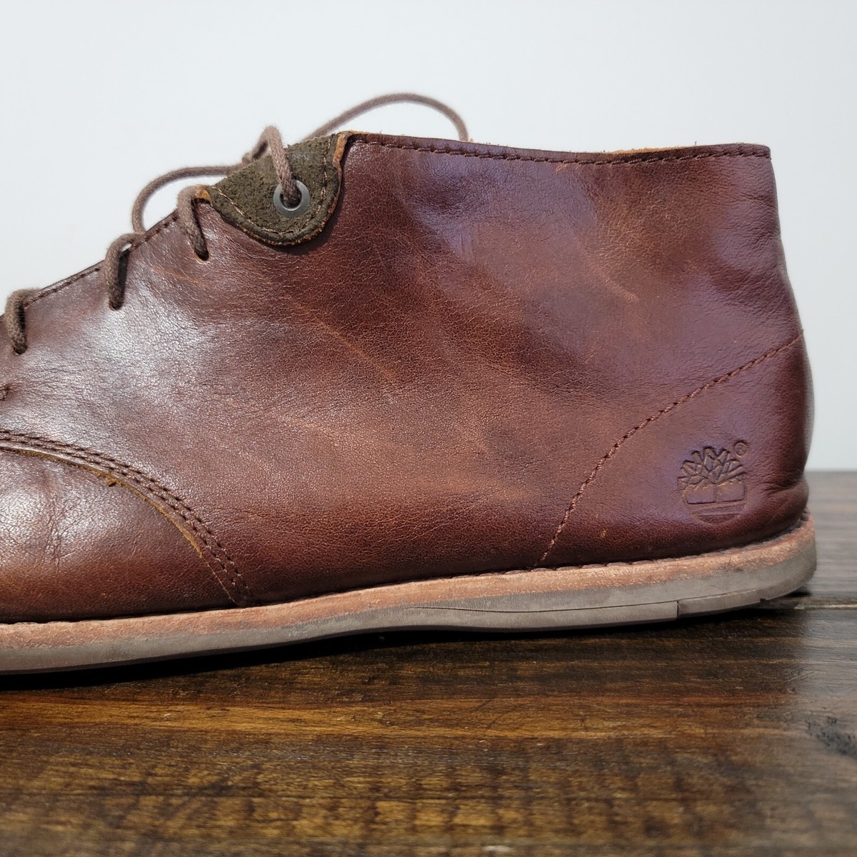 Timberland A152E Brown Leather Chukka Ankle Boots Lace Up Men\'s Size 9.5 US Timberland Ankle Men main image 2