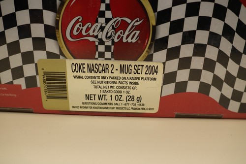 Coca Cola NASCAR Finish Line Chocolate Chip Cookie Coffee Mug 2004 Kurt Busch 97 - Picture 8 of 9