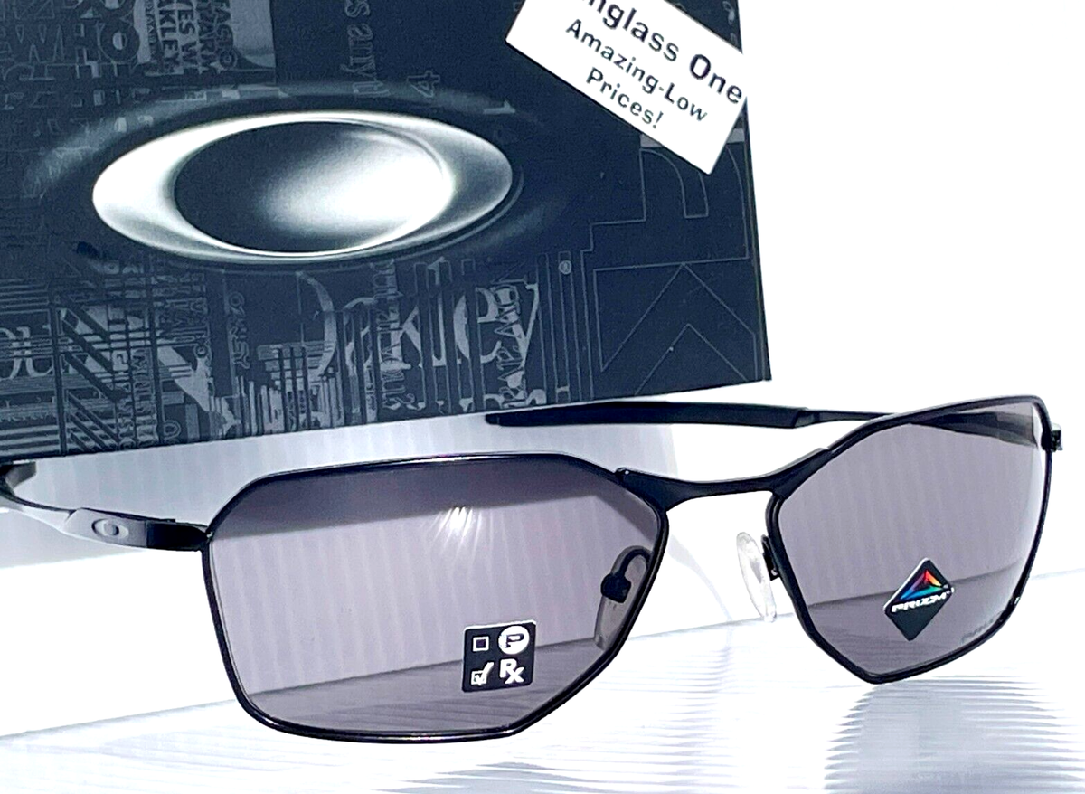 NEW Oakley SAVITAR Satin Black Metal Frame PRIZM Grey Lens