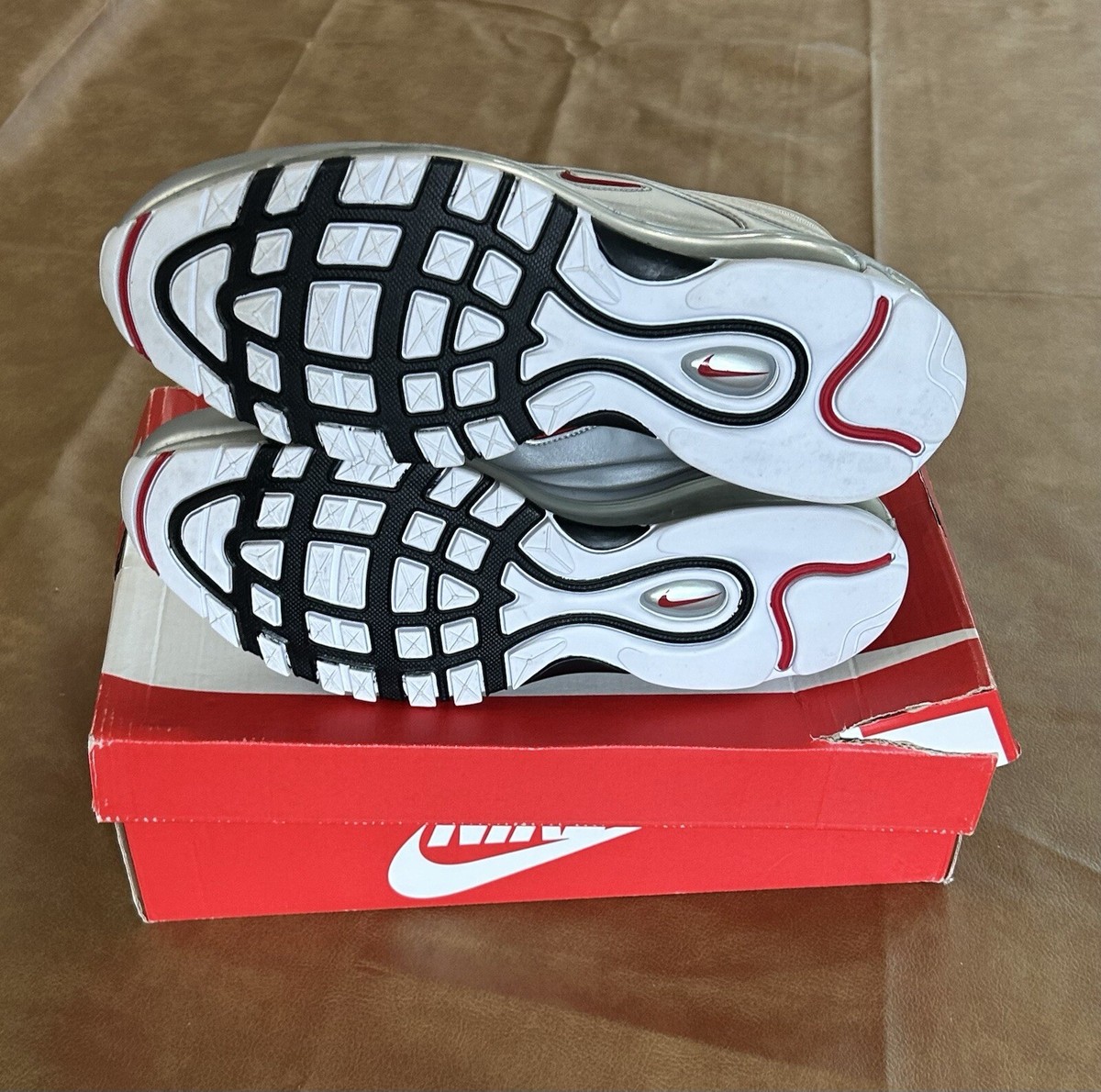 Nike Air Max 97 (2018) B Side White Silver (AT5458-100)! Nike Air Max 97 QS  main image 3