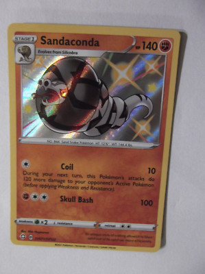 117PKSV071 - Sandaconda - SV071/122 - Shining Fates - Rare Holo