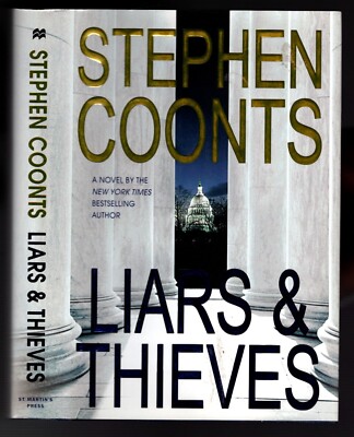 $5 SALE:  2004 LIARS & THIEVES Stephen Coonts, signed