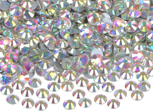 1440PCS Art Nail Rhinestones Non Hotfix Glue Fix round Crystals Glass Flatback f