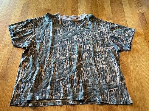 Vintage Mossy Oak Treestand Camo T-Shirt Men’s Size XXL USA Made Original 1980s