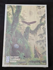 S VINTAGE 1993 SEALED F.X. SCHMID PUZLLE 500 PCS HEART OF THE FOREST OWL GREEN 