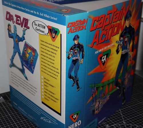 NOS 1998 Playing Mantis figures –  Deluxe Captain Action & Dr. Evil - Picture 3 of 11