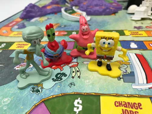 Piezas de repuesto de Bob Esponja de The Game of Life fichas tarjetas azulejos giratorios - Imagen 25 de 33