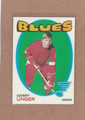 1971-72 TOPPS HOCKEY GARRY UNGER #26 BLUES EXMT *A35226