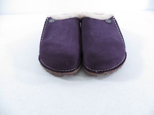 Birkenstock Zermatt Premium Dark Berry púrpura piel de oveja sin cordones EU 37 US 6 NUEVO EN CAJA - Imagen 2 de 10