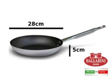 Padella Bassa Svasata Ballarini Alluminio per cucina Professionale Antiaderente