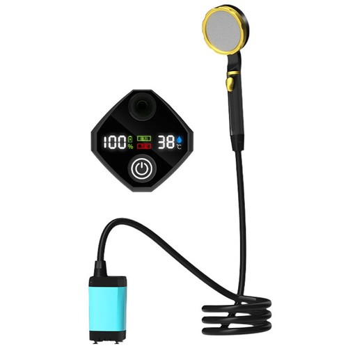Portable Camping Shower Pump 9000/7800/6000mAh Rechargeable Electric Shower Pump - Picture 8 of 21