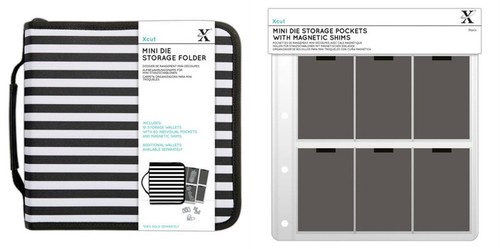 DoCrafts XCUT STORAGE FOLDER FOR MINI DIES WITH 10 STORAGE WALLETS 60 ...
