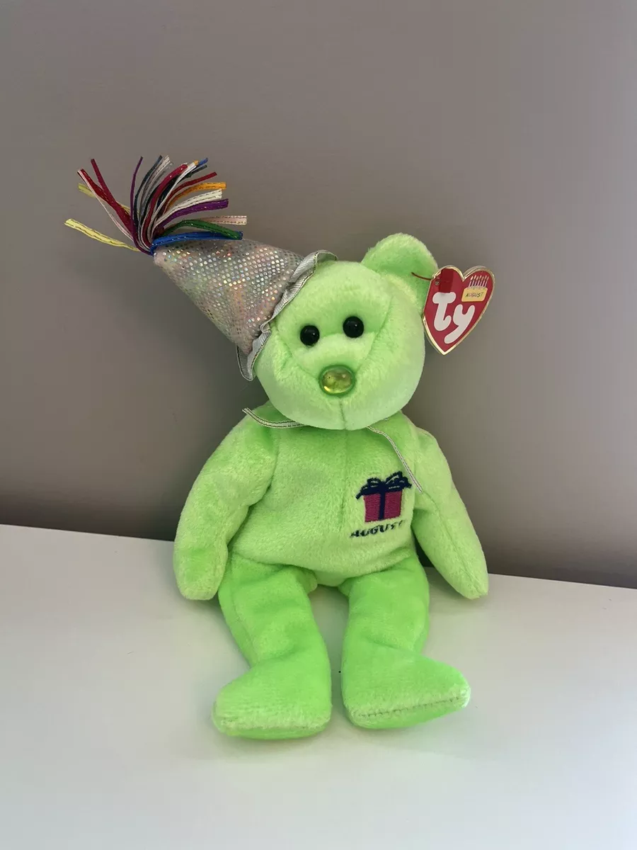 August birthday beanie baby sales