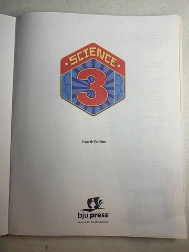 BJU Press Sciece 3 Textbook FREE SHIPPING ๐ฆ - Picture 4 of 7