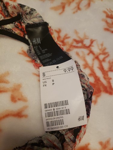 H&M Lace Thong Underwear, NWT Size Small - Picture 4 of 4