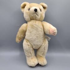Tan Jointed Teddy Bear Poseable Plush Stuffed Animal 12 Inch
