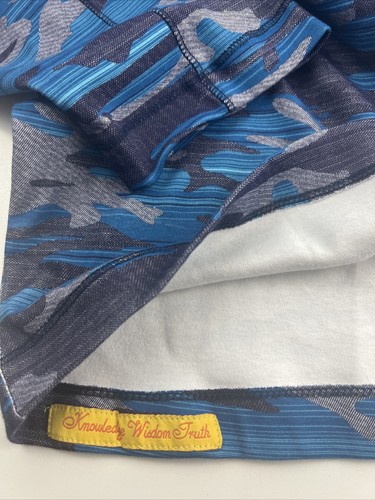 NUEVO CON ETIQUETAS $148.00 Robert Graham Hombres Calles 1/4 Cremallera Pullover Camisa Azul Marino Camuflada Talla XXL - Imagen 4 de 10