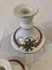 Vintage Georges Briard Christmas Candleholders "The Hunt" Made In Japan — photo 3