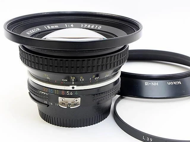 Nikon Ai Nikkor 18mm F4 Ultra Wide Angle Prime Lens Excellent from Japan F/S