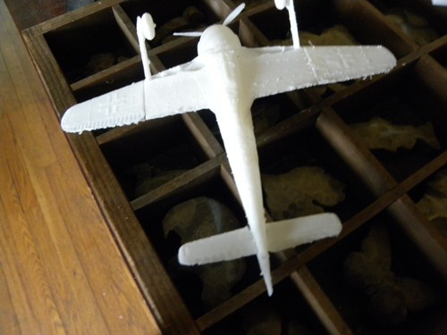 WW2 German Focke Wulf FW190 Model Airplane-Assembled, 3D Printed, 1/64" Scale - Picture 5 of 6