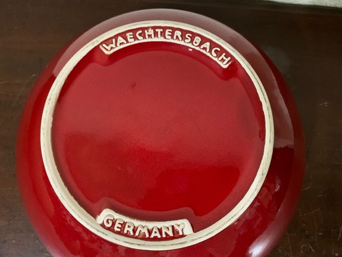 Waechtersbach Cherry Red 5.5 Qt Salad Serving Bowl 11.5" x 6" Germany - Picture 9 of 11