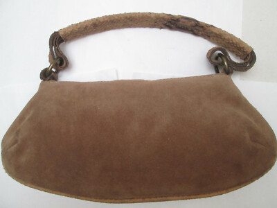 Sac à Main ZARA Vintage En Cuir Bovin - Marron - Occasion - Style Porté épaule
