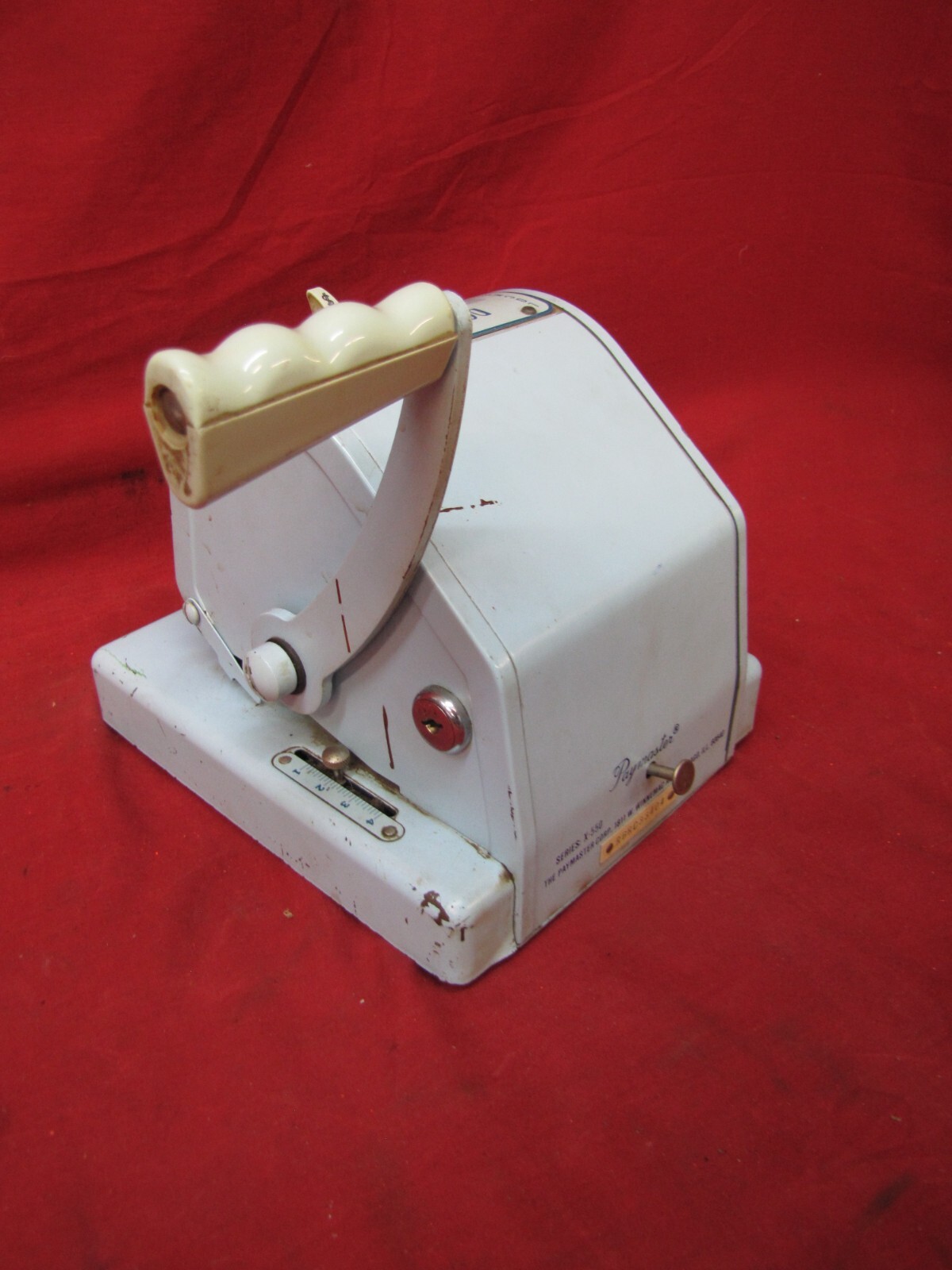 Vintage Working Paymaster Check Writer X550 eBay