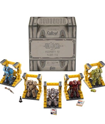NEW MEGA Fallout T-60 Power Armor Collection Set Collector Building Vault-Tec US